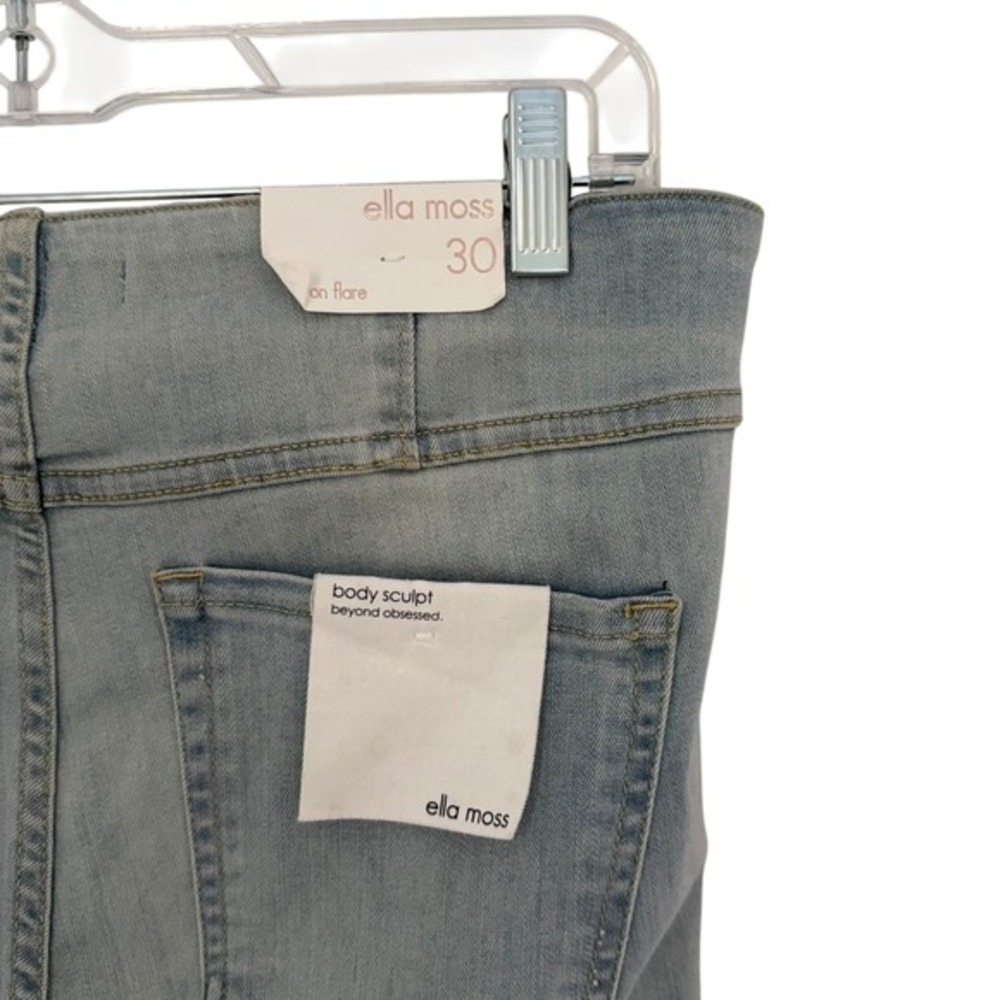 NWT Ella Moss Pull on Flare Bell Bottom Jeans Size 30 - Picture 4 of 9